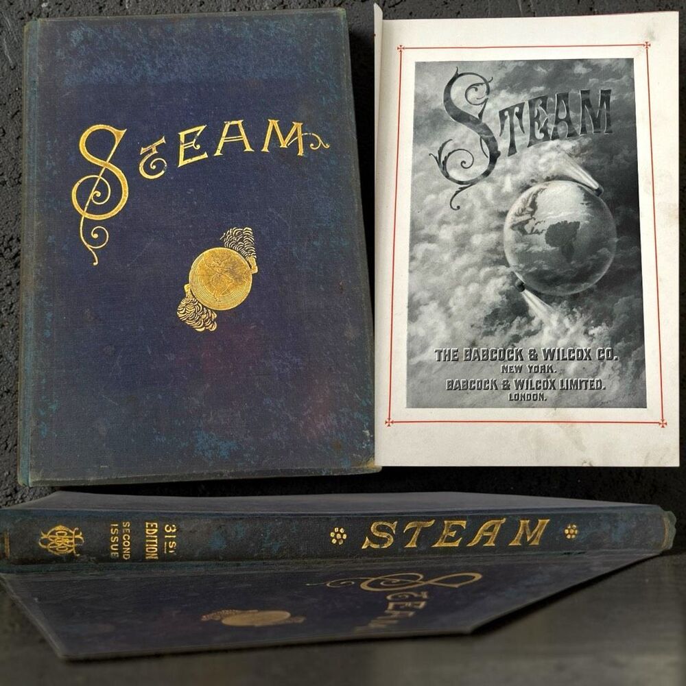 Steam Its Generation and Use The Babcock & Wilcox Co Engineering Book Hardcover